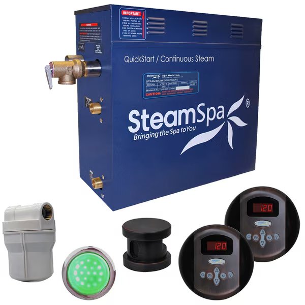 Royal 6 KW QuickStart Bath Generator in Oil Rubbed Bronze, Steamspa, Mfr#: RY600OB